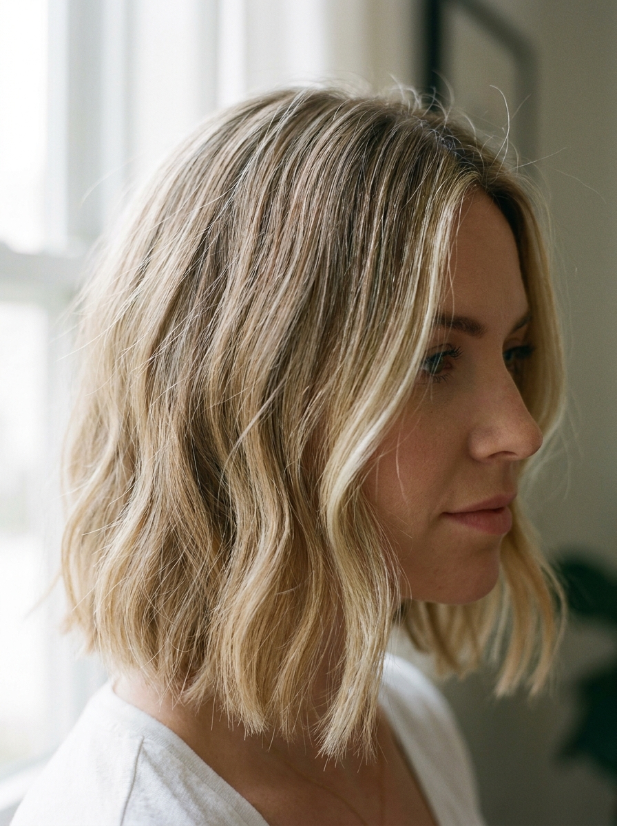 Blonde Bob mit Face-Framing Highlights als Blonde Bob Frisuren Inspiration 2026